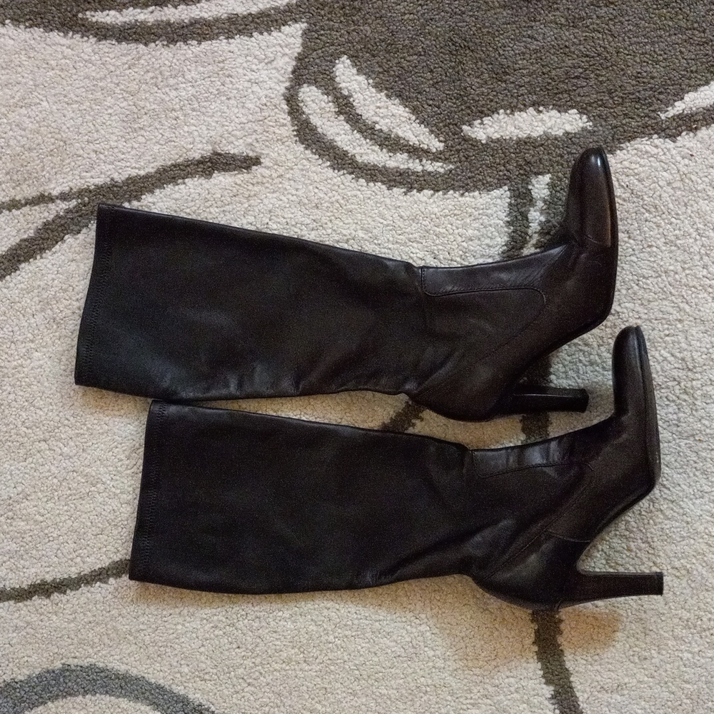 Cole Haan Black Heeled Boots